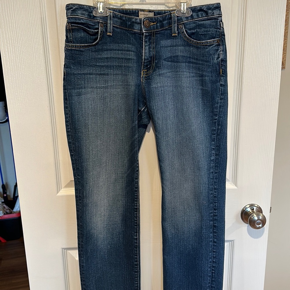 GAP Curvy Straight Blue Jeans